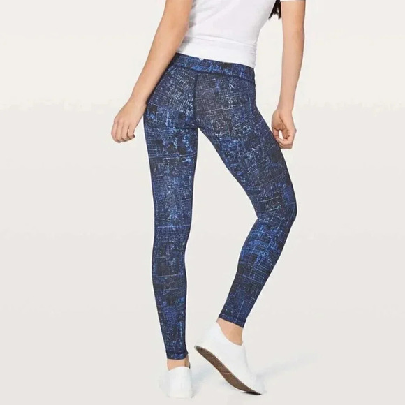 lululemon athletica Pants - Lululemon Wunder Under Low-Rise Tight *Full-On Luxtreme 28" City Lights  | 2